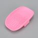 KOMUNJ Silicone Brush Cleaner Silicone Cosmetic Brush Cleaning Mat for Home Travel Easy to Clean Suitable for Dry Cosmetics Pink - Buy Online on SooperMarket.com