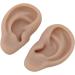 Silicone Ear Model Reusable Practice Experience Artificial Ear Model Easy to Wear for Ear Piercing (Dark Skin Color) - Buy Online on SooperMarket.com