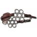 AMKA Hackamore Flora - Soft Padded Bitless Bridle with Flower Wheel | Brown | International Shipping Available - Buy Online on SooperMarket.com