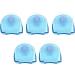 Set of 5 Plastic Suction Cup Razor Holders - Bathroom Organizer - Blue - 2X Pack - Ideal for International Shipping - Buy Online on SooperMarket.com