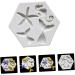 MAGICLULU DIY Baking Mold 4 Pcs Mold Cake Silica Gel Fudge Silicone Sweet Mould 9X7.5X0.8CMx2pcs Greyx2pcs - Buy Online on SooperMarket.com