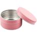 Buy BasicPacking 12-Piece 80ml Pink Empty Round Aluminum Screw Lid Cans - Ideal for Creams Candles & Cosmetics - Includes 50mm Stickers - Buy Online on SooperMarket.com