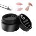 Solid Nail Glue For Press On Nails 15g Curv Life Solid Gel Nail Glue For Nail Tips Solid Glue Kit For Clear Acrylic Nail Tips Solid Builder Gel For Nail Strengthen Uv Light Cured (20G Glue)
