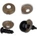 200pcs Black Plastic Safety Eyes for Toy Making and DIY Crafts - 6-12mm - Buy Online on SooperMarket.com