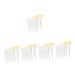 Angoily Womens 5 Sets Makeup Brush Miss Major Artificial Fiber Eye Shadow White Make Up Brush