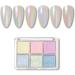 Chrome Nail Powder Shiny Nail Glitter Powder Nail Art Pigment Powder Set for DIY Nail Decor 6 Colors - Buy Online on SooperMarket.com