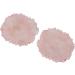 Jauarta 2 Pack Rose Quartz Eye Pads - Migraine Relief Reduces Puffiness & Wrinkles - Cooling Eye Covers for Soothing Relaxation - Buy Online on SooperMarket.com
