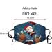 1 Pieces Adults Protect_Cover_Mask Washable Reusable Christmas Print With Filter Pocket Adjustable Earloops (Q) - Buy Online on SooperMarket.com