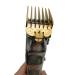 Gold Color Coded Professional Hair Clipper Guards Guides #3170-400 - 1/8 to 1 - Fits Most W Clippers - Buy Online on SooperMarket.com