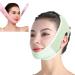 Double Chin Reducer Face Slimming Strap Neck Lift Support and Compression Mask V Line Face Lifting Tape Strap with Adjustable Faster Tape Doule Chin Reducer Face Shaper Bandage (Green) Green