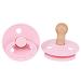 Shop Pink Silicone Baby Pacifier & Teething Ring - Ideal Teething Aid for 6 Months+ - Buy Online on SooperMarket.com