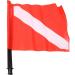 Omer Inflatable Float Dive Flag: Replacement for Spearfishing, Scuba Diving, and Freediving - Buy Online on SooperMarket.com