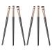PLAFOPE 6pcs Eye Shadow Brush Makeup Brush Eyeliner Brush Eye Precision Brush Makeup Tools Eyes