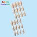Timmoko Long Square Fake Nails - Exquisite Gold Foil Stripes Design - 24pcs - Buy Online on SooperMarket.com