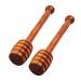 BATRA ASSOCIATES - 6 Inch Wooden Syrup Dippers - Honeycomb Sticks Perfect for Drizzling Honey | Maple Syrup | Chocolate | Caramel Honey Spoons