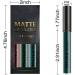 3Pcs Dark Green Army Green Cherry Red Matte Lipstick Lip Stain Set - Long Lasting & Waterproof Lipstick Set (Set08) - Buy Online on SooperMarket.com