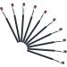 Baluue 100 Pcs Eye Shadow Brush Eye Applicator Salon Makeup Diffuser Thin Eyeliner Brush Artificial Fiber - Buy Online on SooperMarket.com