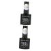 FRCOLOR 2pcs Nail Salon Nail Art Design Nail Lacquer Nail Polish Remover Artificial Nails Repair Glue Manicure Diy Art Nail Art Foil Glue Nail Gel Lacquer Star Paper Phototherapy Glue 7*3.3*1cmx2pcs Blackx2pcs