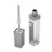 Harilla 7ml Empty Container Lipstick Lip Balm Tube with LED Light for Travel Matte Silver