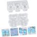 MAGICLULU Silicone Animals 2pcs Coaster Bear Mold Dessert Cake Adorable Pendants Crystal Baking Resin Earring DIY Cartoon Doll 11.5X6.3X2.4CM White - Buy Online on SooperMarket.com