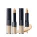 THESAEM  2PCS of Cover Perfection Ideal Concealer Duo/Two Different Type Concealer Provides Strong Coverage  Dual Type Concealer  Sun Protection  K Beauty (01 Clear Beige)