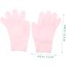 minkissy 3 Pairs Moisturizing Gloves Hands Night Mittens Exfoliating Glove Gloves Overnight Night Gloves Cream Gloves Softening Grade Anti-Wrinkle Gloves Spa Sebs Pink - Buy Online on SooperMarket.com