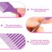Professional 3-Sized Highlight Comb Set for Hairdresser - Vellen Strand Ridge Hairdresser Tools - Buy Online on SooperMarket.com
