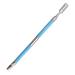Cuticle Pusher Dual Sided - Sharp Edge Spoon Shaped Double Ended Cuticle Pusher Remover Cleaner Surgical Medical Grade Stainless Steel Manicure Pedicure Nail Art Care Tool Set (Blue) By Krisp Beauty