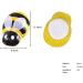 Lxnoap Mini Wooden Bees - 100 Pack Adhesive Embellishments for DIY Crafts and Scrapbooking - Buy Online on SooperMarket.com