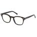 Tom Ford Unisex Eyeglasses Frames 49 Havana Havana/Brown Clip-on
