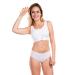 Lipoelastic PI Super Variant- Postoperative BH- Seamless cotton cotton cotton with adjustable hook and eyelet closure at the front L black