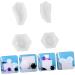 STOBOK 12 Pcs Pendant Mold Silicone Molds Keychain Pendant Epoxy Mold Jewel Silicone Mold Accessories Gem Whitex3pcs 5.5X3CMx3pcs - Buy Online on SooperMarket.com