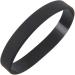 GIISH 2-Pack Black Silicone Rubber Elastic Bracelets - Fashionable & Durable Bangles for Men & Women - Buy Online on SooperMarket.com