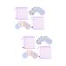 ifundom 2 Sets Wash Breast Pads Anti-galactorrhea Cushions Reusable Pads Washable Breast Pad Spill Prevention Breast Pad Postpartum Pads Breastfeeding Breast Pads Reliable Breast Pads