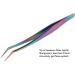 Professional Stainless Steel Eyelash Extension Tweezers | Long Sloping DIY Nail Art Tweezers - International Shipping - Buy Online on SooperMarket.com