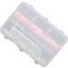 Nail Art Decoration Pink and White Heart Shape Nail Art Accessories Cute 3D Safe for DIY - Buy Online on SooperMarket.com