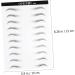Beavorty 2 Sheets Waterproof Stickers Realistic Eyebrow Transfer Eyebrow Stickers 4d Disposable Tool - Buy Online on SooperMarket.com