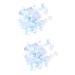STOBOK 4 Packs DIY Pearls Spacer Beads Loose Sequins Paillettes Glitter Powder Super Flash White Whitex2pcs 2x1.2x0.1cmx2pcs