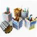 Crystal Glass Mosaic Tiles 225 Pieces Pack - DIY Home Decoration Supplies - 1x1 cm Square Tiles - Full Color Mix - Buy Online on SooperMarket.com