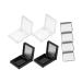 Gogogmee 1set Empty Eye Shadow Box Empty Lip Lazy Person Lipstick Makeup Palette Lip Balm Trays Empty Blush Empty Eyeshadow DIY Cosmetic Palette Makeup Blush Eye Shadow Pallet Plastic