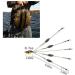 Alabama Umbrella Rig Fishing Kit - 5 Arms, Ultralight Willow Blade Lures, Blue/Gray Color - Buy Online on SooperMarket.com