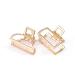 Runmi Gold Metal French Design Hair Clips - Stylish Hair Accessories for Women & Girls - 2pcs International Shipping - Buy Online on SooperMarket.com