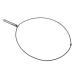 Breathing Exercise Necklace Relieving Stress Mindful Necklace Increasing Lung Volume Skinfriendly Steel for Men Daily Wear (Black)