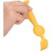 Flexible Silicone Diaper Cream Spatula - Baby Butt Paste Applicator with Suction Cup | Essential Tool for Newborns & Infants (Yellow) - Buy Online on SooperMarket.com