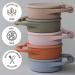 Boppabug Toddler Snack Cup with Attached Lid - Collapsible Silicone Container | Spill Proof Snack Catcher - Dusty Lilac - Buy Online on SooperMarket.com