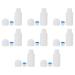Mobestech 8Pcs Deodorant Bottles Sponge Head Applicator Liquid Bottles Refillable Sub Bottles Sponge Liniment Bottles Cosmetic Travel Lotion Storage Container 50ml (Color Random)