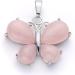 Crystal Rough Natural Quartz 1pc Butterfly Formed Pendant Amethyst Natural Crystals Tiger Eye geman Opal Stone for Women Gift Necklace Jewelry (Size : Tiger Eye) - Buy Online on SooperMarket.com