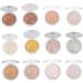 Highlight Powder Palette Professional Shimmer Glitter Face Highlighter Makeup Facial Brightening Shimmer Powder for Makeup styles 1 - Buy Online on SooperMarket.com