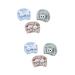Beaupretty 6 Pcs Shower Cap Dry Hair Hat Bath Hair-drying Cap Turban Cute