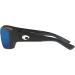 Costa Del Mar Men's Tuna Alley Matte Black/Grey Blue Polarized Sunglasses - 580g - Buy Online on SooperMarket.com